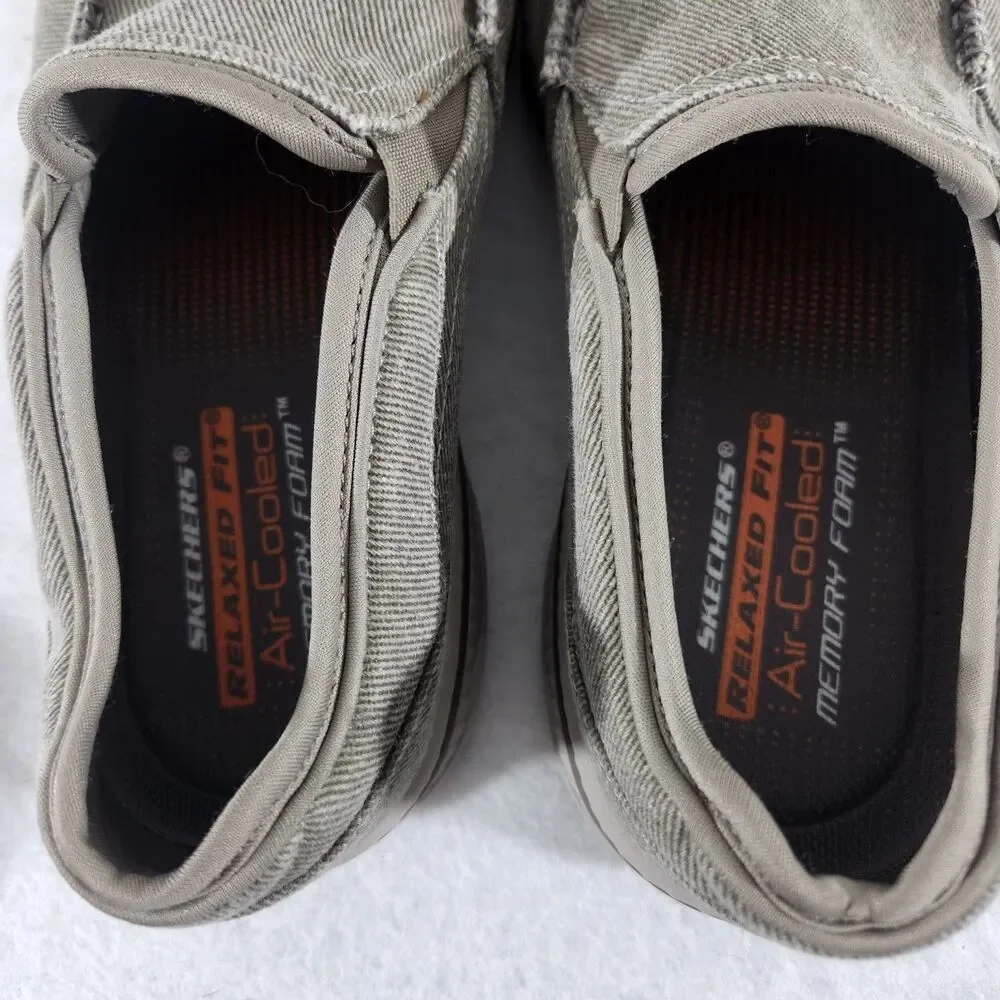 Skechers Creston Moseco Men’s Casual Slip-On Shoes Sneakers Size 8.5  Gray